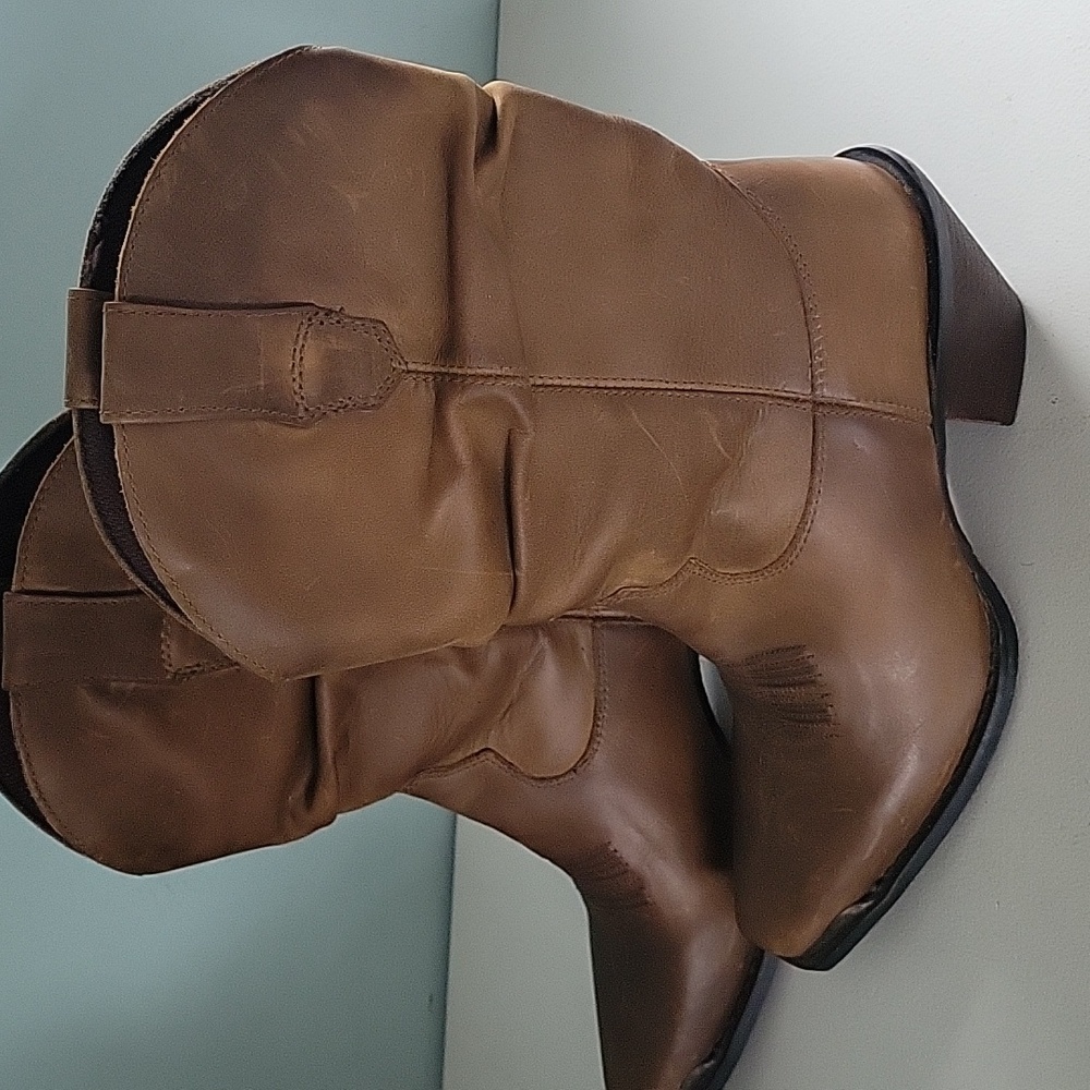 DURANGO CRUSH BROWN SULTRY SLOUCH BOOTS  7 1/2  BROWN